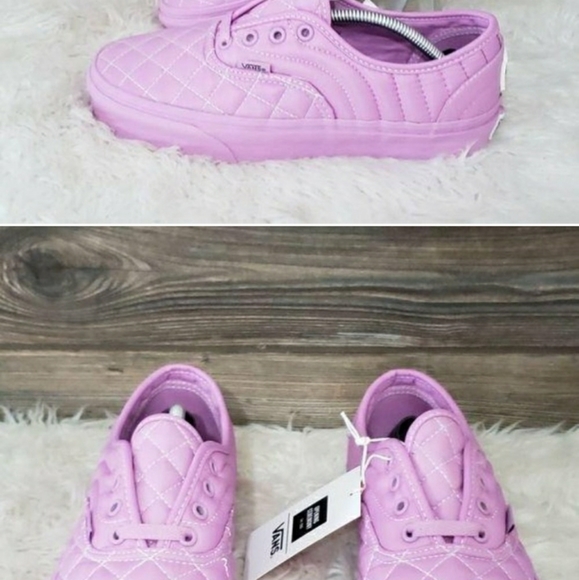New Vans Authentic Open Ceremony Quilted Orchid Purple Sneakers - Picture 2 of 4